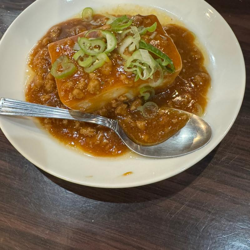 肉味噌かけ豆腐(福満溢)
