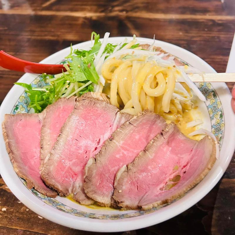 カレーうどん 大盛 牛チャーシュー(カレーうどん屋 咲々（ささ) 響が丘店（ひびきがおか）)