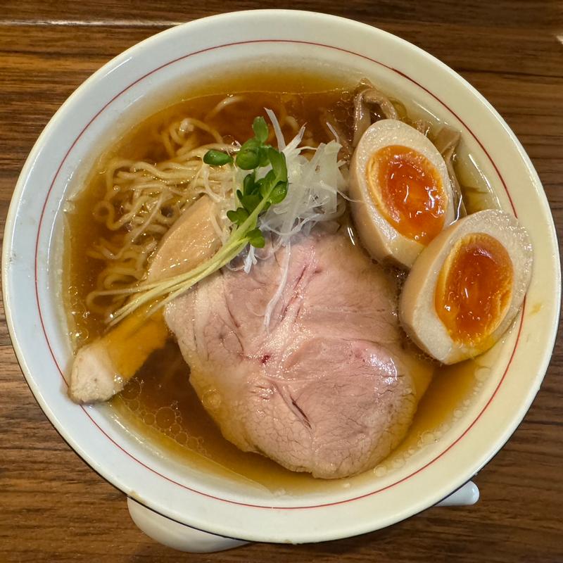 あじ玉しょうゆらーめん(麺屋 玖)