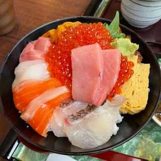 極上海鮮丼天ぷら膳（天ぷら）(塚本鮮魚店 （【旧店名】旬魚酒菜つかもと）)
