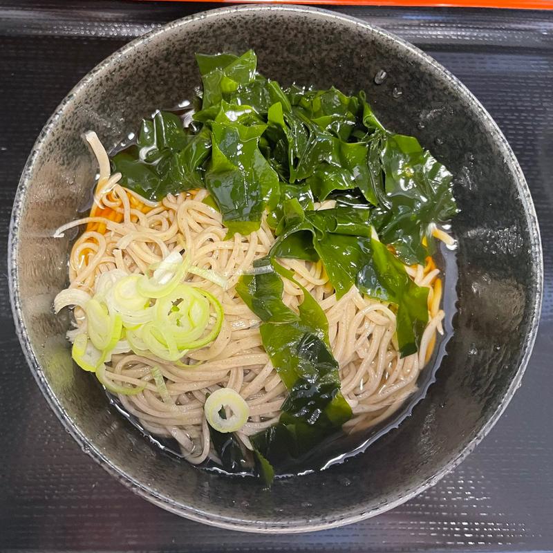 冷やしわかめそば(雷神)