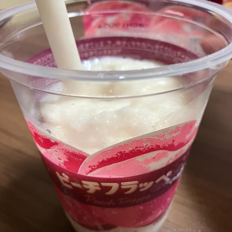 ピーチフラッペ(ファミリーマート 三宮店)