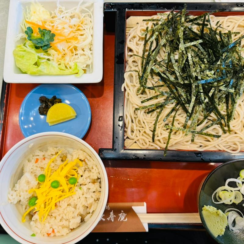 ざるそば(長寿庵大久保店)