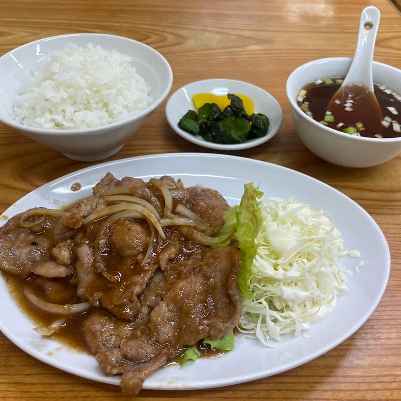 生姜焼き定食(東洋一)