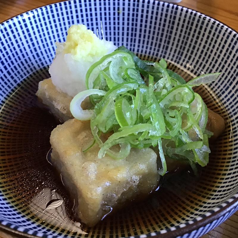 半揚げ豆腐(芭蕉庵 （ばしょうあん）)