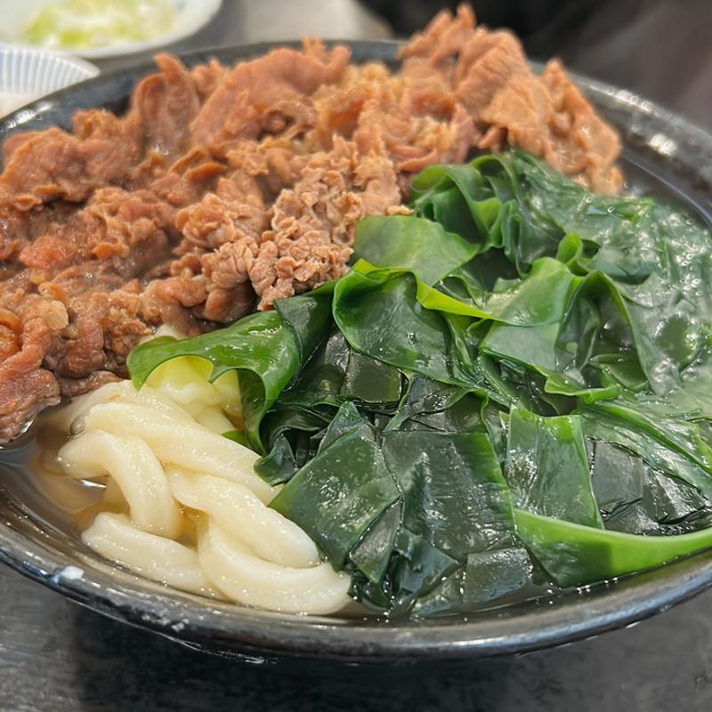 肉わかめ（大盛り）(本格さぬきうどん　穂乃香 )