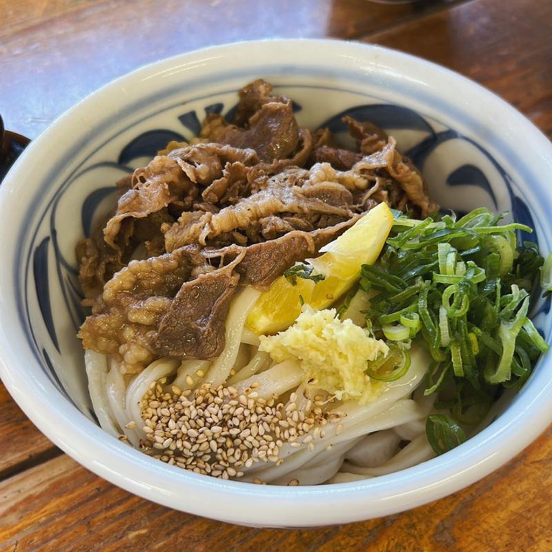 肉ぶっかけ(手打うどん　麦蔵 （むぎぞう）)