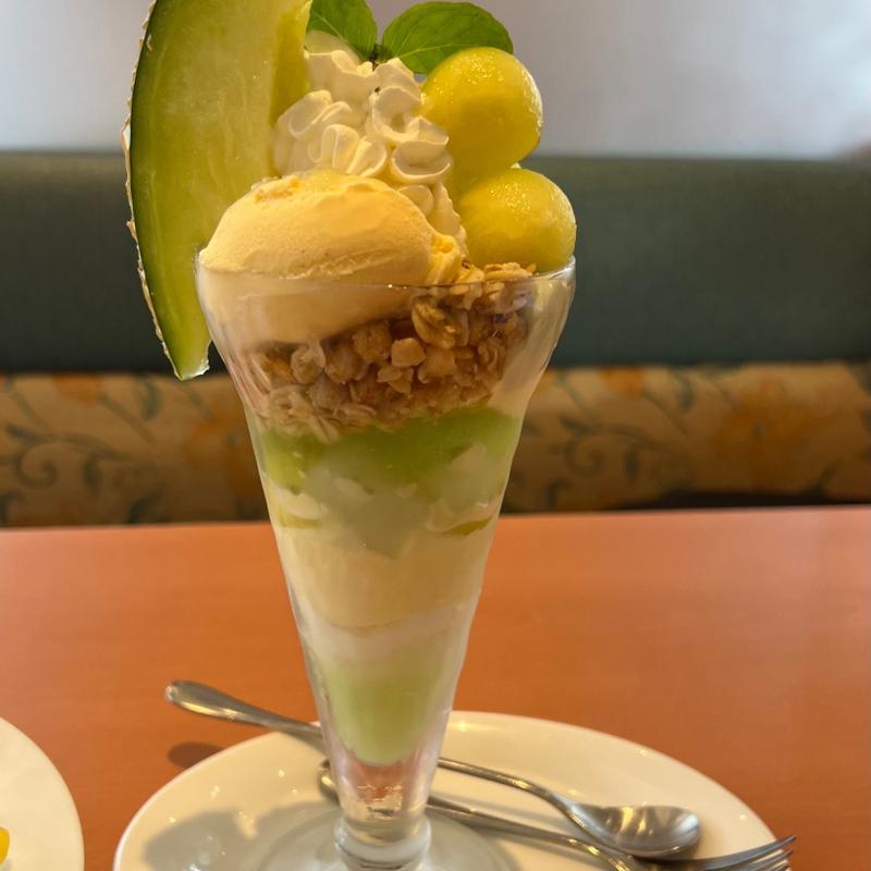 マスクメロンのサンデー(デニーズ 六会店)