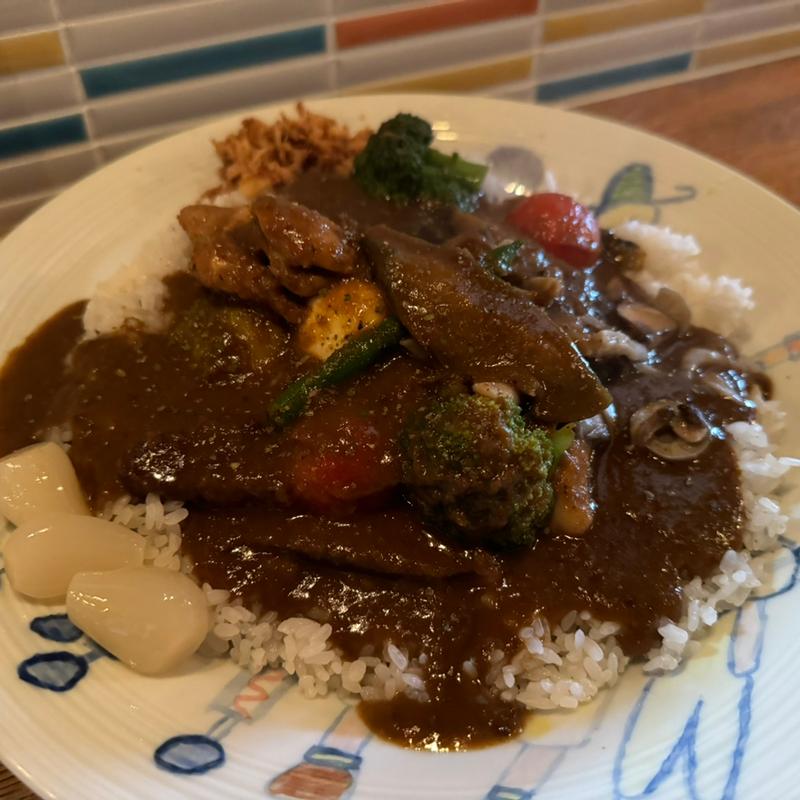 スペシャルカレー(小川ぐらしの茄子おやじ)