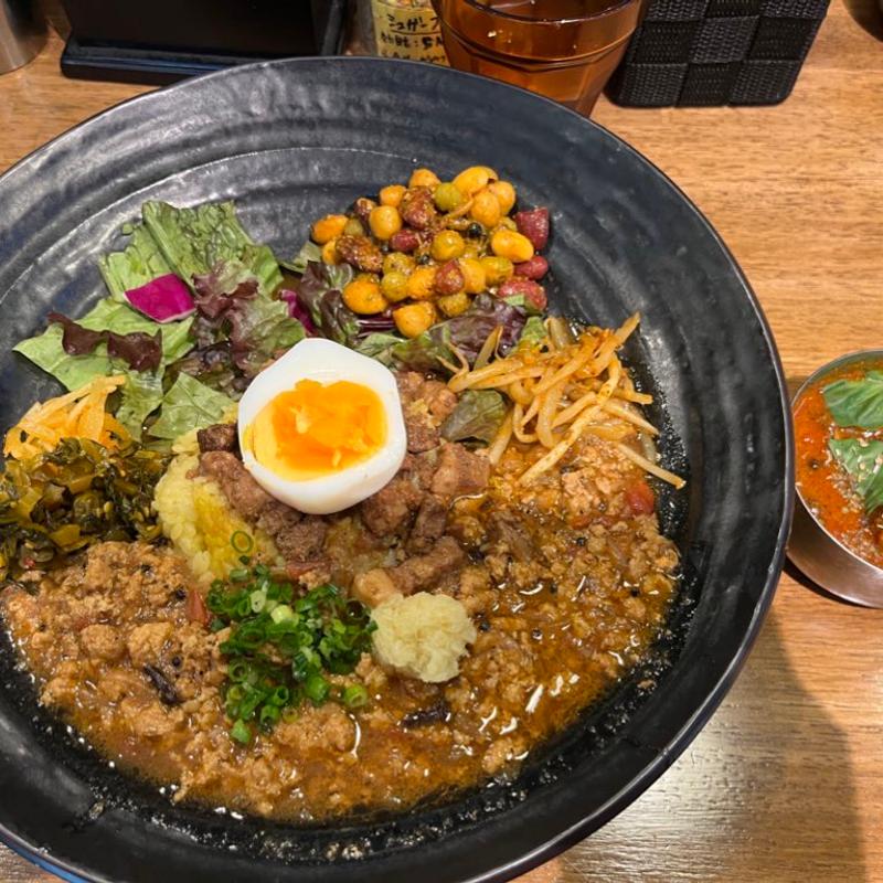 ろかプレート（和風いりこ出汁鶏キーマカレー）ぷちカレー（赫トマト）(SPICY CURRY 魯珈 （スパイシーカレー ろか）)