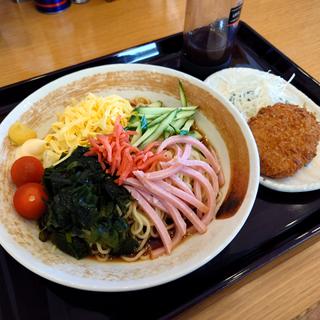 昔ながらの冷やし中華(山田うどん食堂 北中店)