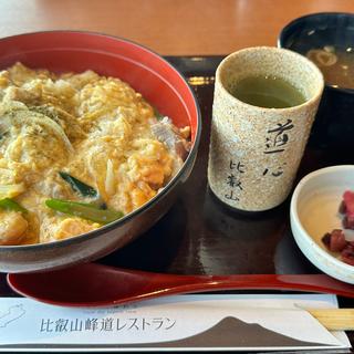 淡海地鶏の親子丼(比叡山峰道レストラン )