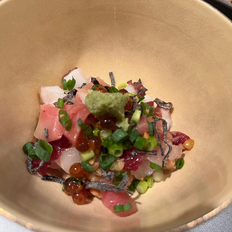 海鮮納豆(酒肴えんみや)