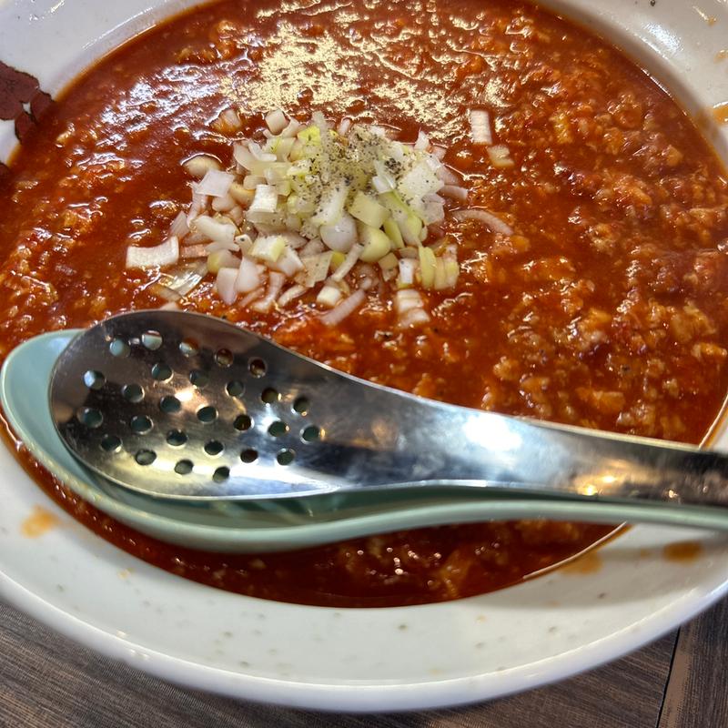 トマト担々麺(煮干と鶏 ひんな)