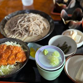 Aセット　もり蕎麦＋ミニソースカツ丼(御殿場茶屋 )
