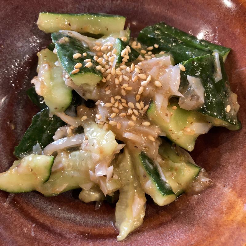 梅水晶きゅうり(酒場ぎょうざ家 新潟駅前店)