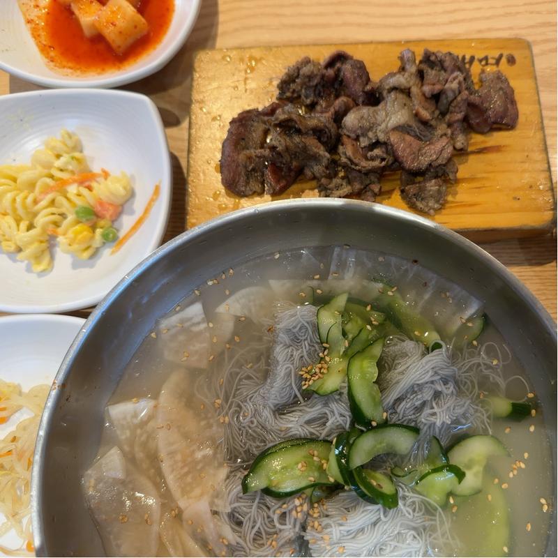 水冷麺セット(コサム冷麺専門店)