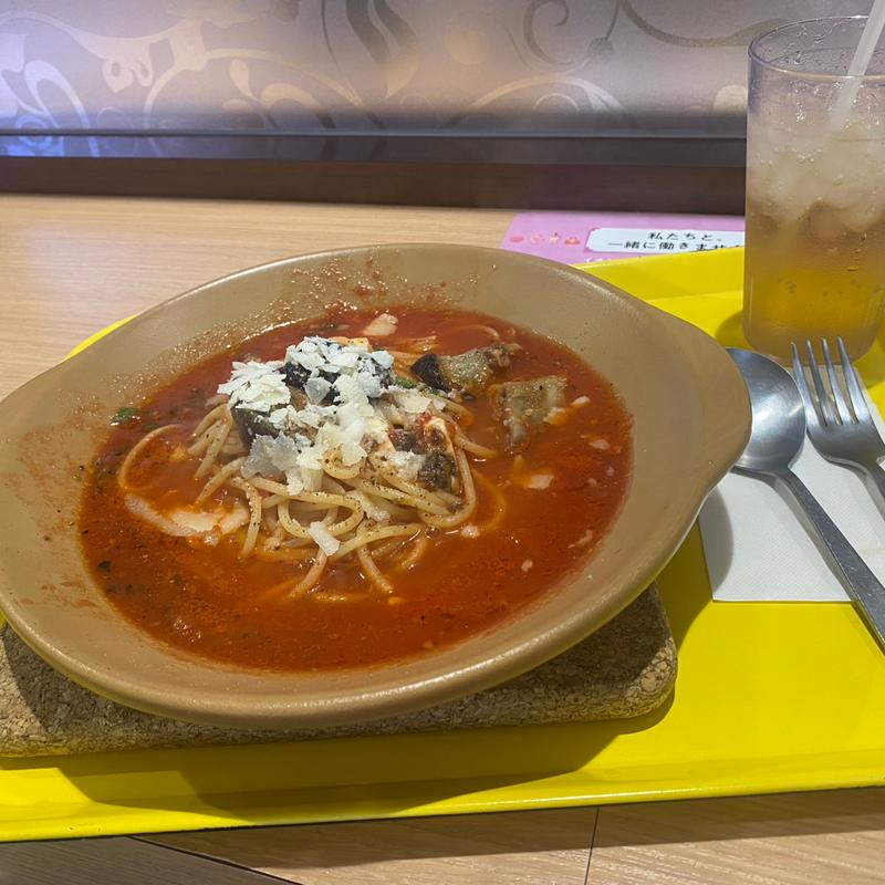 ごろごろナスとモッツァレラ　ドリンクセット(パルメナーラ イオンモール東員店 )