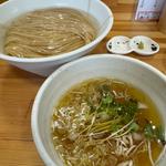 冷し魚介昆布水つけ麺(麺屋 電龍)