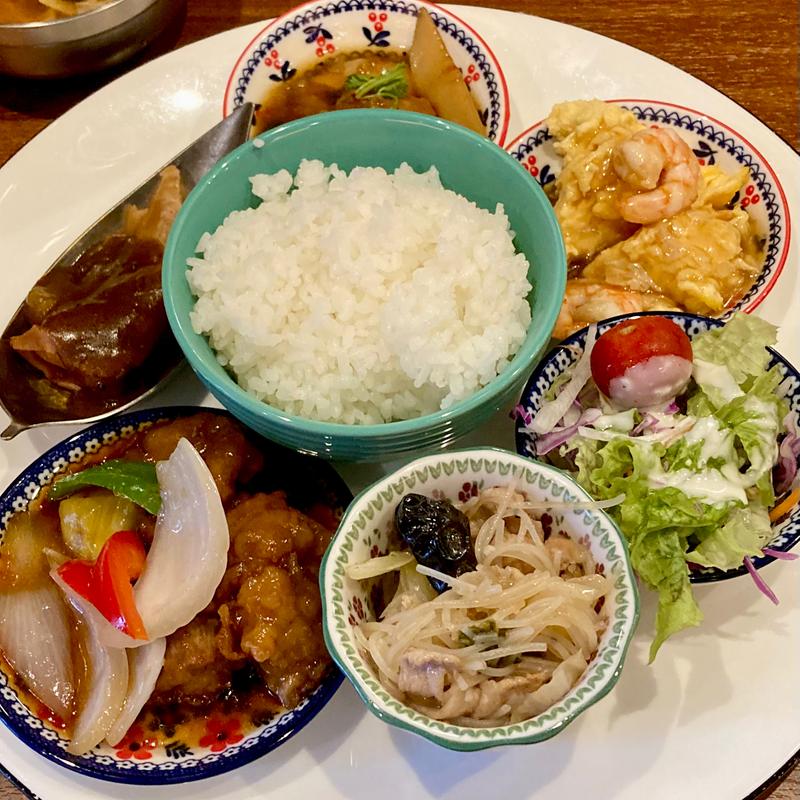 SPICE中華プレート(大衆中遊華食堂 八戒)