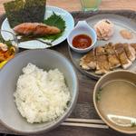 九州産鶏もも鉄板焼き(Yamaya Factory Terrace)