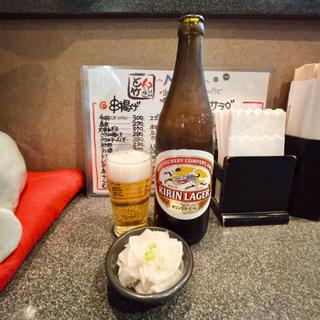 ビール(中ビン)(とんかつ 串揚げ とん竹(とんたけ))