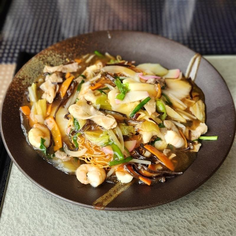 皿うどん(キングスロードゴルフクラブレストラン)