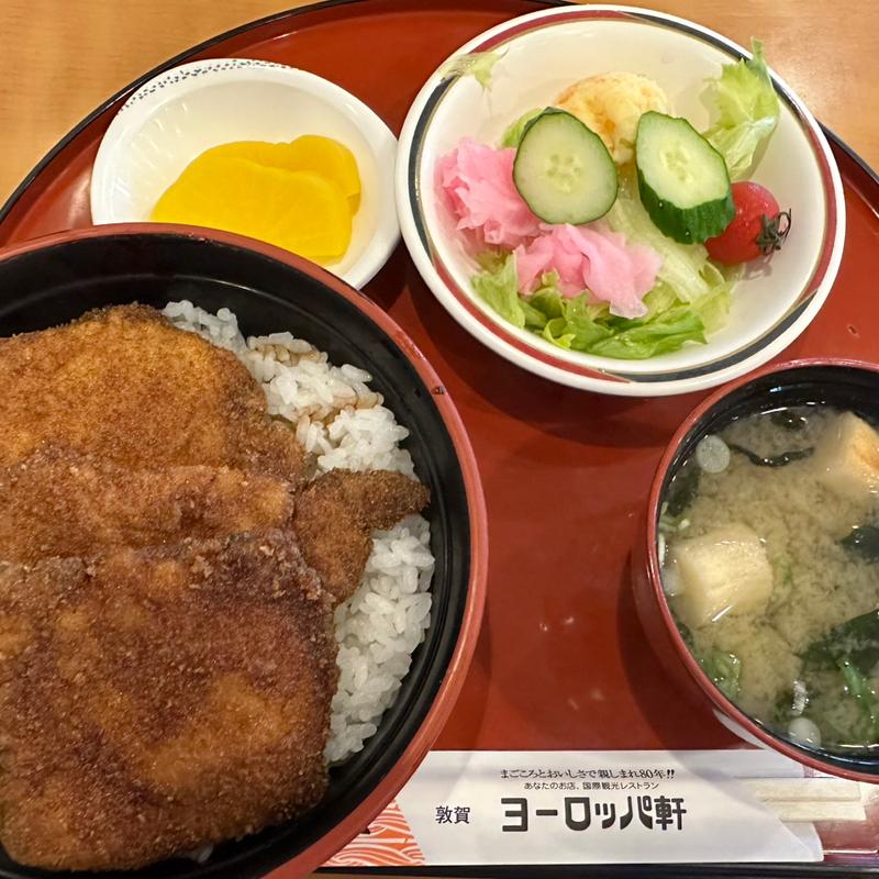 レディースカツ丼セット(敦賀ヨーロッパ軒 中央店 )