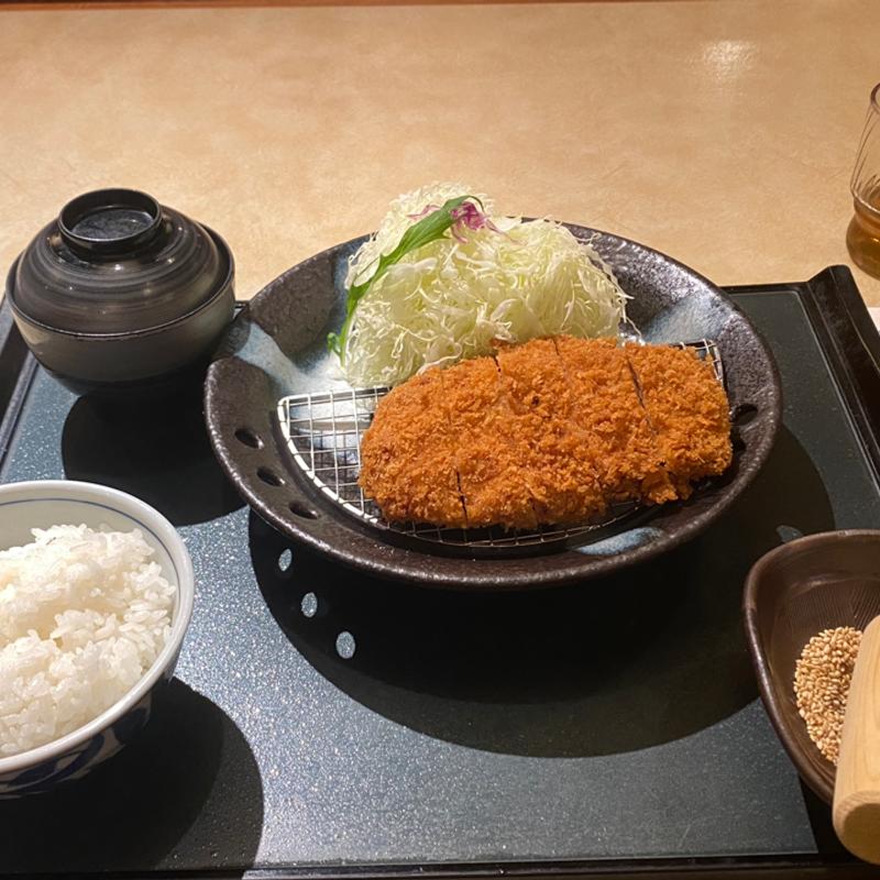 厚切りロースかつ膳(とんかつ かつ喜 大阪狭山店)