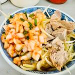 ミニネギ丼＋サービス辛タマのせ(ラーメンショップ 122号騎西店)
