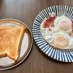 ベーコンエッグトースト(ベルクス 東墨田店)