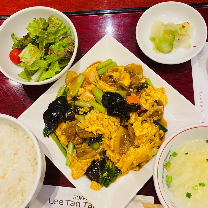 豚肉ときくらげの卵炒め(Lee Tan Tan Cafe（リータンタンカフェ） ココリア多摩センター店)