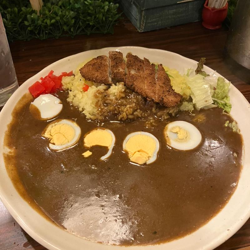 親子カレー(カレーの店 桃丘)