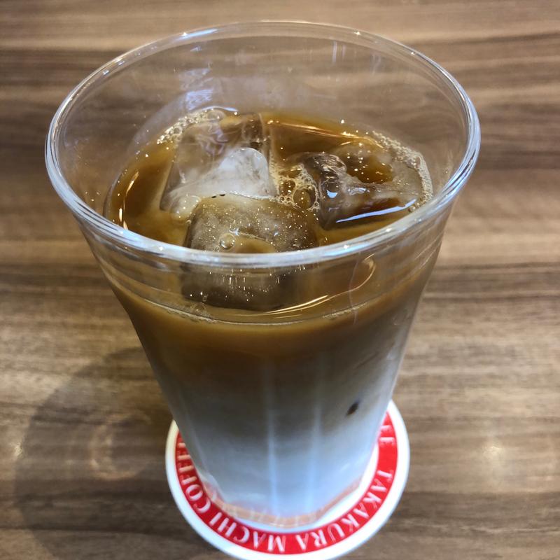 アイスカフェ・オ・レ(高倉町珈琲 柏の葉店)