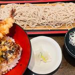 本日の丼ものとおそばのランチセット(そば道 東京蕎麦style 大井町本店)
