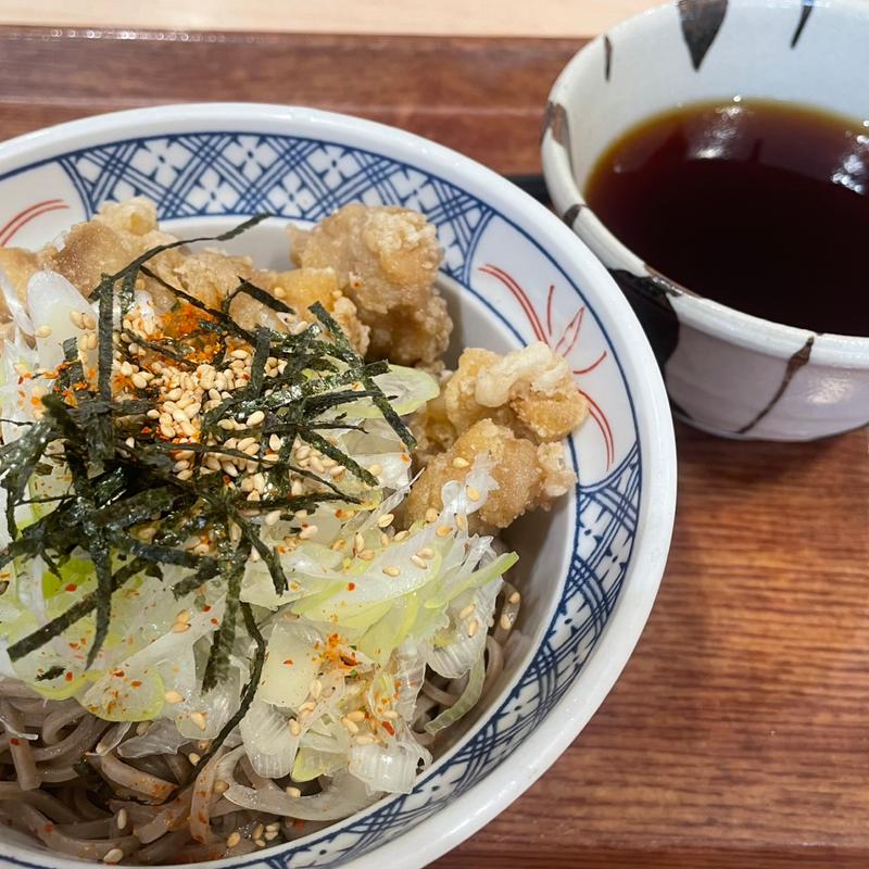 鶏つけそば(肉麺 右衛門 PaSaR幕張上り店)