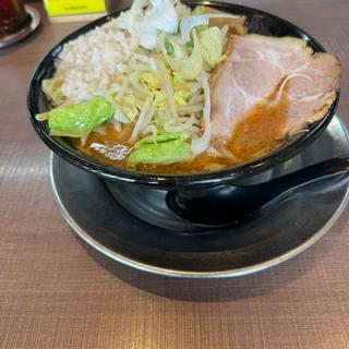 背脂野菜味噌ラーメン(ラーメン赤シャモジ 本店)