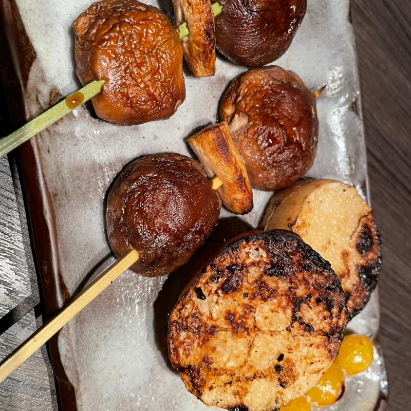 しいたけ　長芋焼き(本家あべや 神楽坂店 )