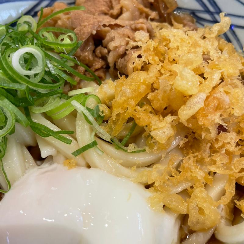 牛トロ玉うどん(丸亀製麺イオンモール東久留米)