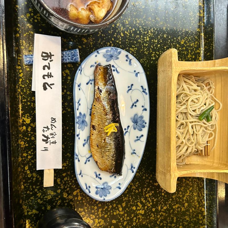 足利名物そば　『天ざる』御膳(めん割烹なか川 )