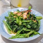 空芯菜と青菜の炒め(ジャストサイズ)