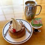 ミニシロノワールセット(コメダ珈琲店 下北沢店)