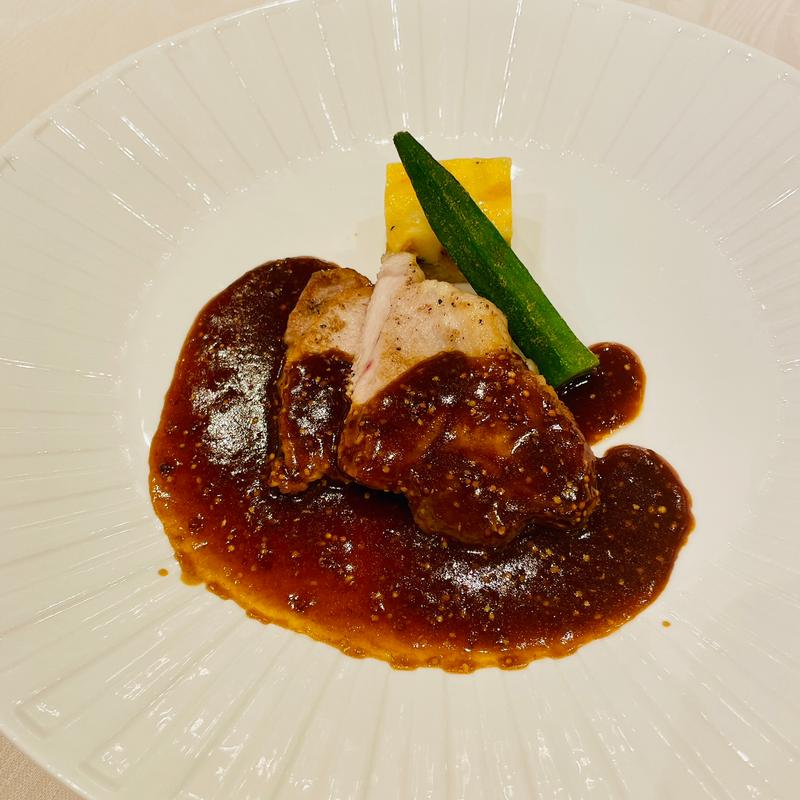 ディナーコース　ポークステーキ(ベルセゾン)