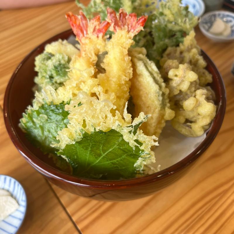 天ぷら盛り合わせ(蕎麦処 すい山)