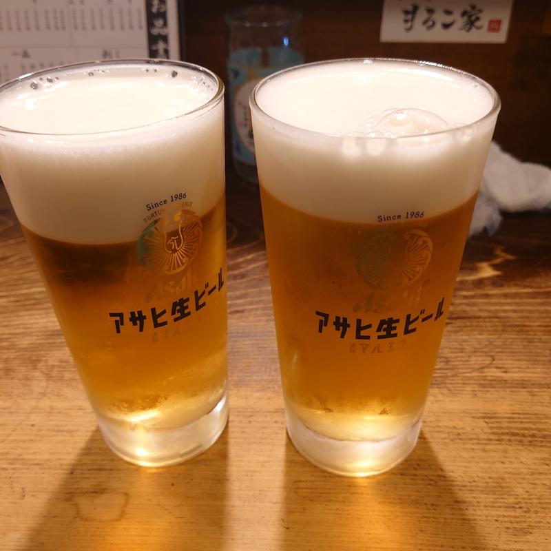 アサヒ生ビール マルエフ 中(まるこ家)