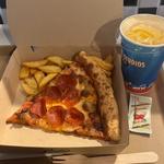 ピッツァセット ペパロニ(ルイズ N.Y. ピザ パーラー （Loui’s N.Y. Pizza Parlor）)