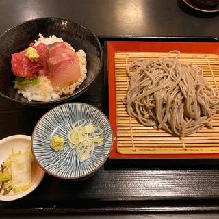 海鮮二色丼定食(蕎麦切り きうち)