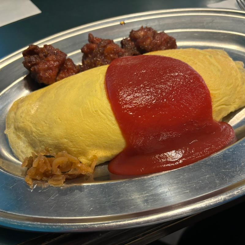 チャイニーズチキンオムライス(ラッキーピエロ 森町赤井川店 )