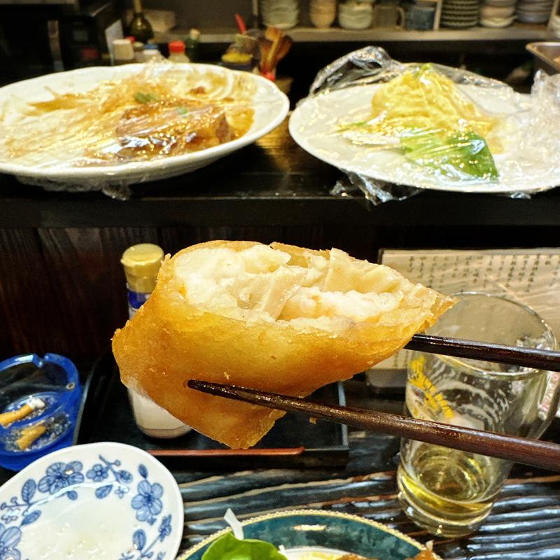 エリンギ エビ春巻(居酒屋 和’s（カズ）)