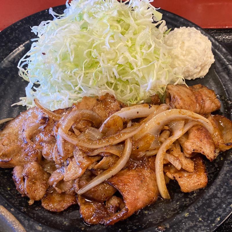 生姜焼き定食(中華食堂 よしだ屋 新大前店)